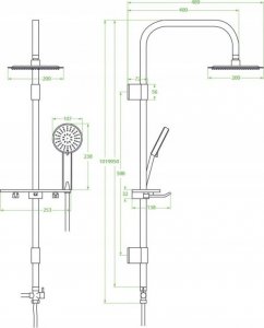Bateria wannowa Hansgrohe Vernis Shape bateria wannowa, chrom 7