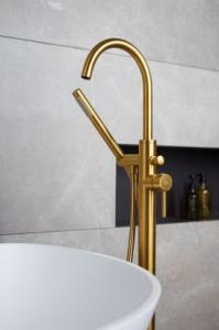 Bateria wannowa KFA Moza wolnostojące złoty (5035-510-31) 7