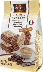 Feiny Biscuits Feiny Biscuits Cubus Wafle z Kremem Cappuccino 125 g 1