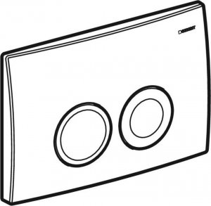 Przycisk spłukujący Geberit Przycisk uruchamiający Geberit Delta25, przedni, biały-alpin [1/10/180] 3
