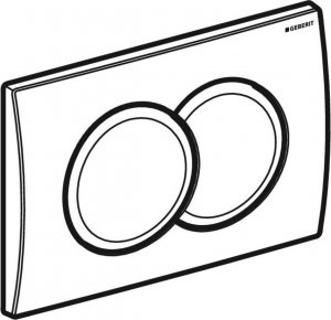 Przycisk spłukujący Geberit Delta 01 do WC chrom połysk (115.107.21.1) 3