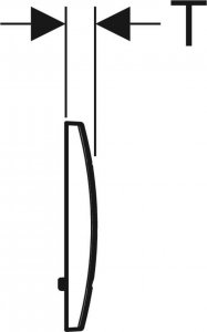 Przycisk spłukujący Geberit Delta 30 do WC chrom połysk (115.137.11.1) 2