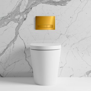 Przycisk spłukujący KK-Pol Przycisk M08 złoty połysk 10