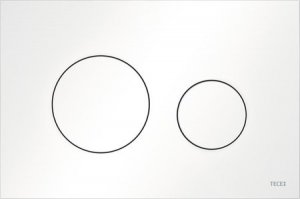 Przycisk spłukujący Tece Loop do WC biały (9240926) 1