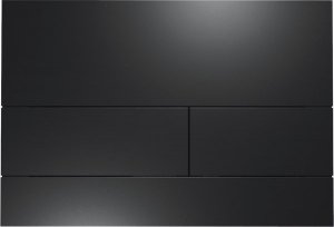 Przycisk spłukujący Tece TECEsqaure II - przycisk spłukujący z metalu do WC, czarny matowy 11