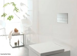 Przycisk spłukujący Tece TECEsqaure II - przycisk spłukujący z metalu do WC, czarny matowy 14