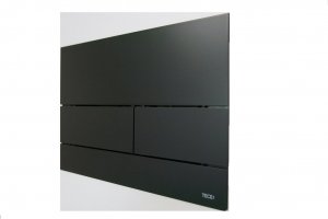 Przycisk spłukujący Tece TECEsqaure II - przycisk spłukujący z metalu do WC, czarny matowy 3