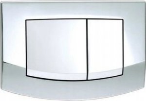 Przycisk spłukujący Tece TECEsqaure II - przycisk spłukujący z metalu do WC, czarny matowy 4