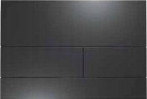 Przycisk spłukujący Tece TECEsqaure II - przycisk spłukujący z metalu do WC, czarny matowy 6