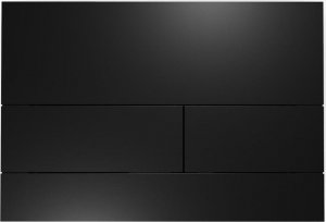 Przycisk spłukujący Tece TECEsqaure II - przycisk spłukujący z metalu do WC, czarny matowy 10