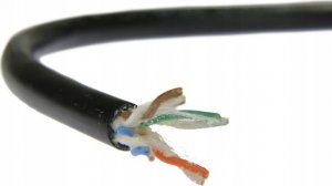 Digitus Kabel teleinformatyczny U/UTP kat.5e PE zewnętrzny suchy czarny Fca DK-1511-V-05-OD /50m/ 7