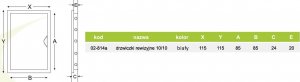 airRoxy Drzwiczki rewizyjne 10/10cm 02-814a 3