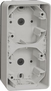 Schneider Electric Mureva Styl Podstawa naścienna 2x pionowa biała MUR39912 1