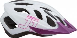 Lazer Kask rowerowy dziecięcy Lazer J1 (52-56cm) biało-różowy 1
