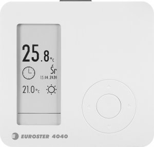 Euroster Przewodowy regulator temperatury do urządzeń grzewczych i klimatyzacyjnych 1