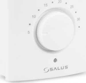 Salus Bezprzewodowy, natynkowy, elektroniczny regulator temperatury sieci ZigBEE -dobowy . 2xAA, biały 2