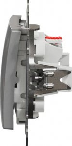 Schneider Electric Sedna Design Łącznik 1-biegunowy srebrne aluminium SDD113101 2