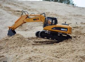 HUINA Mocna koparka zdalnie sterowana 2w1 2