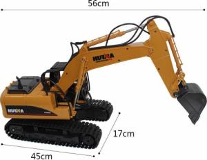 HUINA Mocna koparka zdalnie sterowana 2w1 3