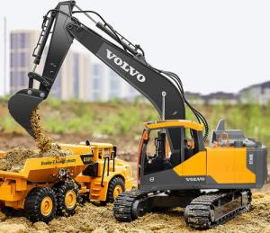 Koparka zdalnie sterowana 3w1 Doublee RC VOLVO 7