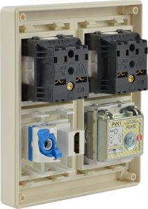 Javel Obudowa n/t M45 2x2M biały JL-02-O2M-1 9