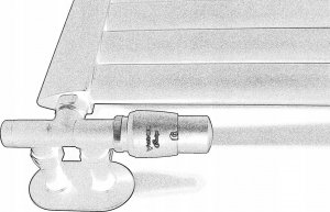 Vario Term Zestaw instalacyjny ALL IN ONE, TWINS kąt. prawy, czarny mat (pex) 12