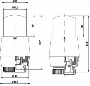 Vario Term Zestaw instalacyjny ALL IN ONE, TWINS kąt. prawy, czarny mat (pex) 7
