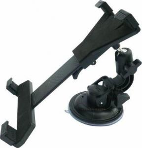 Uchwyt Carcommerce Bravo do tabletu samochodowy z przyssawką czarny 7" - 10" 3