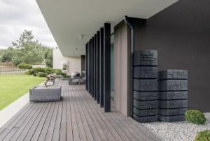 Prosperplast Zbiornik na deszczówkę Tower Stone szary 350L 3