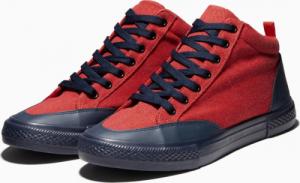 Ombre Buty męskie sneakersy - czerwone T377 43 1
