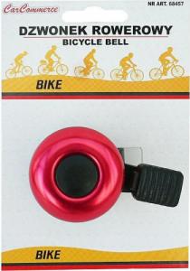 Carcommerce Dzwonek do roweru czerwony 2