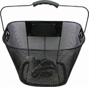 Carcommerce Koszyk na rower metalowy przód czarny - klips 3
