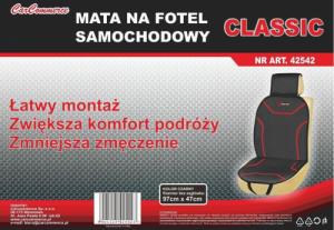 Carcommerce MATA NA FOTELE - CLASSIC - CZARNA 2