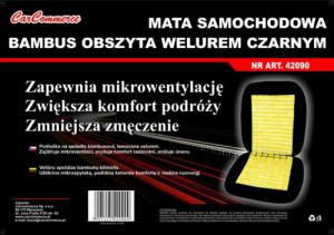 Carcommerce MATA BAMBUS + WELUR NIEBIESKA 3
