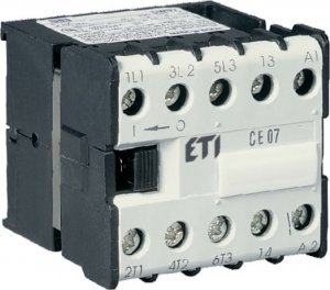 Eti-Polam Stycznik miniaturowy 7A 3P 400V AC 1Z 0R CE07.10-400V-50/60Hz 004641024 1