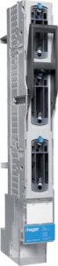 Hager Rozłącznik bezpiecznikowy listwowy NH00 3P hakowy rozstaw 60mm, zacisk M8LVS0060SPX 1