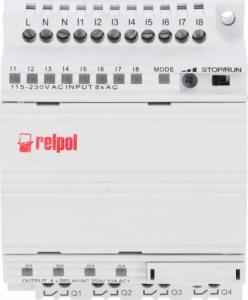 Relpol Przekaźnik programowalny 230V AC 8we, 4wy bez wyświetlacza i klawiatury NEED-230AC-11-08-4R 857737 1