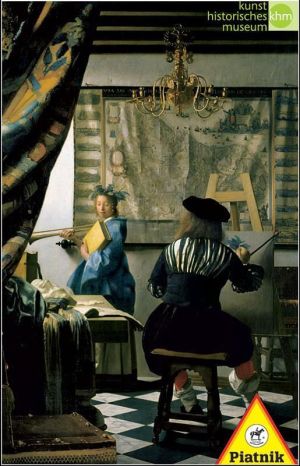 Piatnik Vermeer, Alegoria malarstwa, 1000 elementów (77842) 1