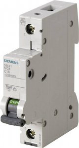 Siemens Wyłącznik nadmiarowoprądowy C4A 230/400V 10kA 1P 5SL4104-7 1