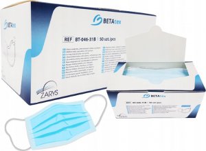 Zarys Zarys Betatex - Maseczki ochronne, jednorazowe, włókninowe - 50 sztuk 11
