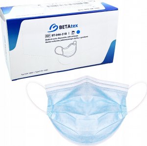 Zarys Zarys Betatex - Maseczki ochronne, jednorazowe, włókninowe - 50 sztuk 17