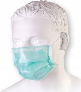 Zarys Zarys Betatex - Maseczki ochronne, jednorazowe, włókninowe - 50 sztuk 4