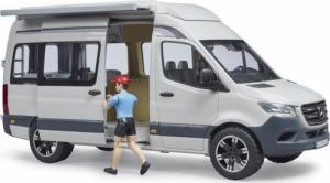 Bruder Kamper MB Sprinter biały z figurką i akcesoriami 5