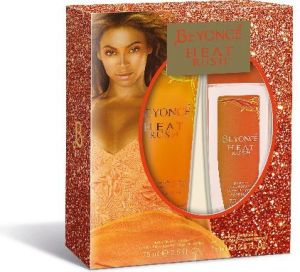 Beyonce Heat Rush Zestaw prezentowy dezodorant naturalny spray 75ml + balsam do ciała 75ml 1
