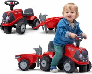 Falk FALK Traktorek Baby Case IH Ride-On Czerwony z Przyczepką + akc. od 12 miesięcy 1