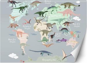 Feeby FOTOTAPETA DLA DZIECI *Dinozaury Mapa 150x105 1