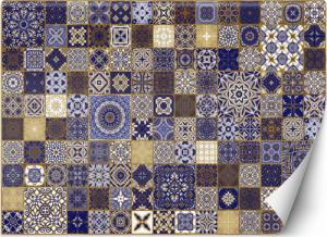 Feeby FOTOTAPETA Egzotyczna Mozaika Fioletowy 150x105 1