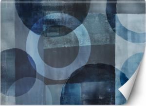 CaroGroup FOTOTAPETA 3D Abstrakcja Koła Niebieski 100x70 1