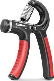 Hop-Sport Ściskacz do rąk regulowany 10-40kg czarno-czerwony 2