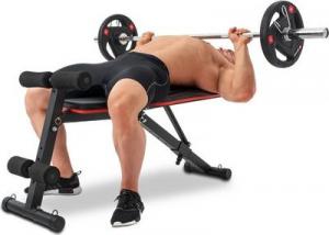 Hop-Sport Ławka treningowa HS-1030 z blokadą nóg 4